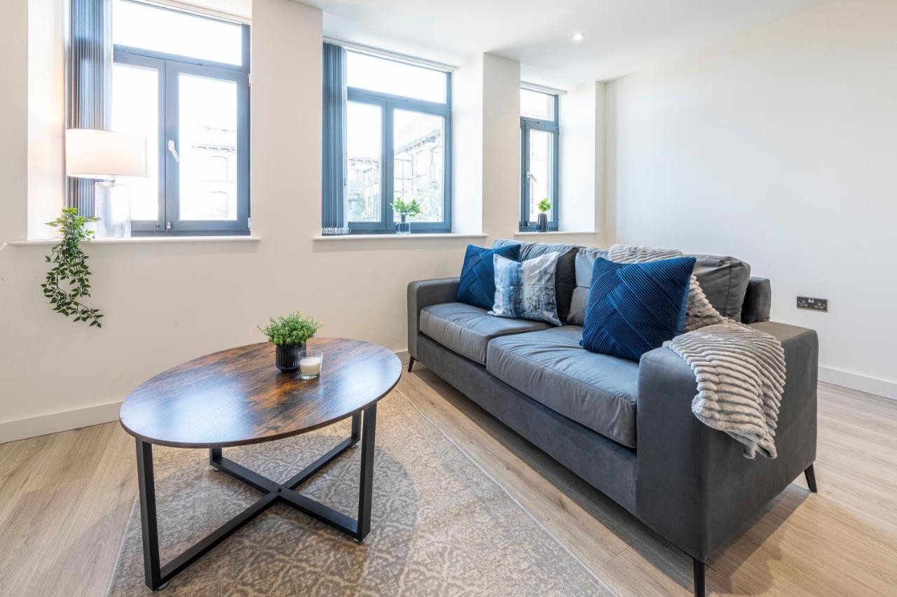 Stylish 2 Bed Apartment Close To City Bradford  Kültér fotó